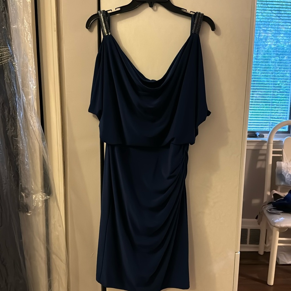 Ralph Lauren Navy Cocktail Dress